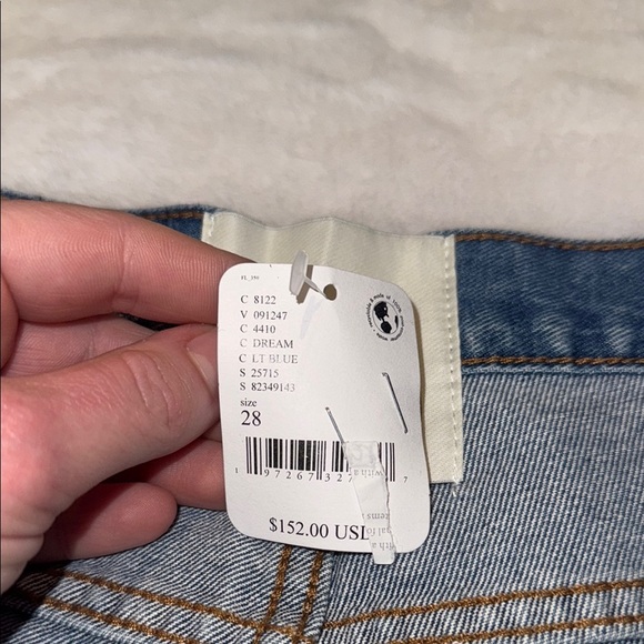 NWT Size 28 Free People One Teaspoon Light Blue Distressed Ripped Jeans - Picture 12 of 13